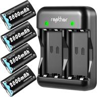 🔋 rapthor xbox one/x/xs controller battery pack & charger - 2800mah rechargeable batteries kit (4 batteries + 1 charger) логотип