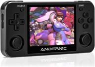 🎮 enhanced rg351mp handheld console with two player external capabilities logo
