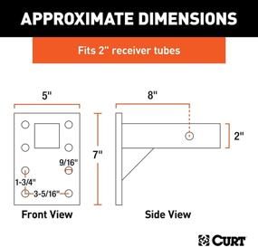img 3 attached to CURT 48325 Adjustable Pintle Mount