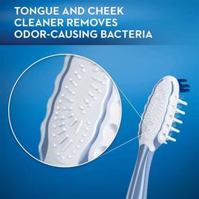 img 2 attached to 🦷 Oral-B CrossAction All In One Manual Toothbrush, Soft, 4 count - Ultimate Dental Care Bundle