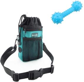 img 4 attached to 🐾 Versatile Pet Treat Pouch Bag Dispenser with Adjustable Waist Belt, Shoulder Strap & Training Clicker