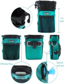 img 2 attached to 🐾 Versatile Pet Treat Pouch Bag Dispenser with Adjustable Waist Belt, Shoulder Strap & Training Clicker