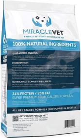 img 3 attached to 🐶 Miracle Vet High Calorie Dog Food: World's Highest Calorie Count - Ideal for Weight Gain | Vet Recommended for Dogs of All Ages: Puppies, Adults, and Seniors | High Protein, High Fat