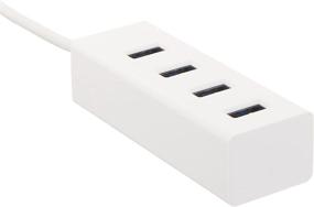 img 3 attached to 🔌 Amazon Basics 4-Port USB Type-C to USB 3.1 Adapter Hub in White