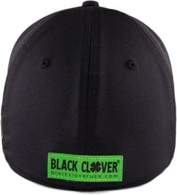 img 1 attached to 🧢 Stylish and Trendy: Black Clover Men's Premium Clover 51 Cap in Black/Lime