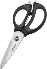 img 2 attached to Farberware 4-in-1 Kitchen Shears 2-Pack - Black and Gray