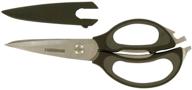 farberware 4-in-1 kitchen shears 2-pack - black and gray logo