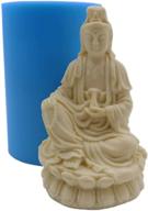 avalokitesvara candle buddha silicone decorating logo