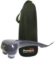 thumper - sport handheld percussive massager - portable case included - deep tissue back massage logo