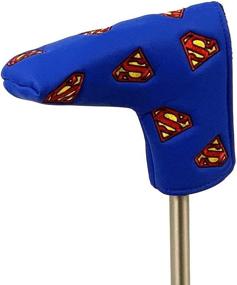 img 1 attached to 🏌️ Superman Multi-Emblem Blade Putter Cover: Unleash Your Golfing Style with Creative Covers!