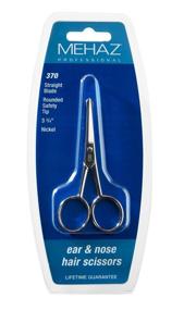 img 2 attached to Mehaz Ear & Nose Hair 🔪 Scissors Nickel: Precision Trimming for Grooming Excellence