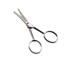 img 1 attached to Mehaz Ear & Nose Hair 🔪 Scissors Nickel: Precision Trimming for Grooming Excellence