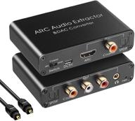 🔊 hdmi arc аудио извлекатель 192khz цап конвертер с несколькими вариантами аудиовыхода - идеальный адаптер аудио arc для телевизора логотип