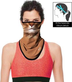 img 3 attached to Obacle Bandana Face Mask with Ear Loops: Neck Gaiter Face Mask Scarf & Cover for Men and Women