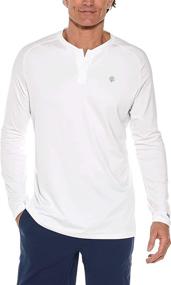 img 1 attached to Мужская футболка Coolibar "Tiebreaker Sleeve Henley