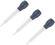 🥄 norpro nylon baster with silicone bulb, 1 ½ oz capacity: pack of 3 - superior quality and convenience for your kitchen tasks logo