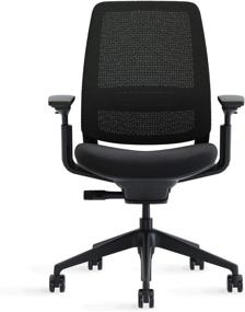 img 3 attached to Steelcase Series 2 Office Chair - Licorice: Sleek Design and Superior Comfort