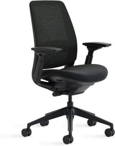 img 4 attached to Steelcase Series 2 Office Chair - Licorice: Sleek Design and Superior Comfort
