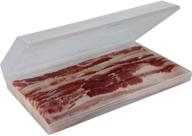 🥓 preserve your bacon's freshness with home-x bacon saver: plastic bacon container for long-lasting kitchen meat storage логотип