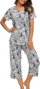 img 4 attached to ENJOYNIGHT Womens Sleepwear Pajama X Large Women's Clothing