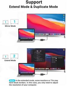 img 2 attached to 🔌 Кабель-адаптер Lemorele HD 1080P HDMI в USB, адаптер USB в HDMI для Mac, совместим с MacOS M1 / Windows 10/8.1/8/7 (требуется установка приложения), несовместим с Linux, Unix или Vista.