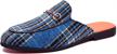 flql backless slippers loafers velvet men's shoes and mules & clogs logo