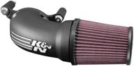 🏍️ комплект воздухозаборника k&n cold air intake: повышение лошадиных сил с гарантированным результатом - подходит для harley davidson 2001-2017 (fat bob, dyna low rider, switchback, softail slim, heritage и другие) 57-1137. логотип