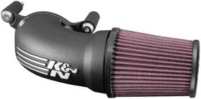 img 4 attached to 🏍️ Комплект воздухозаборника K&N Cold Air Intake: Повышение лошадиных сил с гарантированным результатом - Подходит для HARLEY DAVIDSON 2001-2017 (Fat Bob, Dyna Low Rider, Switchback, Softail Slim, Heritage и другие) 57-1137.