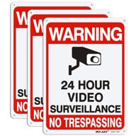 surveillance molaer trespassing waterproof reflective logo