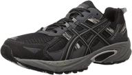 asics gel venture 5 m black charcoal men's shoes logo