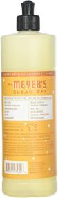 img 1 attached to Mrs. Meyer's Clean Day Dishwashing Liquid Dish Soap 16 oz 🍊 Bottle - Cruelty Free Formula, Orange Clove Scent - Effective Cleaning Solution