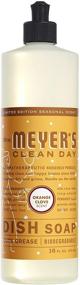 img 2 attached to Mrs. Meyer's Clean Day Dishwashing Liquid Dish Soap 16 oz 🍊 Bottle - Cruelty Free Formula, Orange Clove Scent - Effective Cleaning Solution