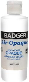 img 1 attached to 🎨 Белая акриловая краска Badger Air-Opaque - готовая к использованию краска для аэрографии на водной основе, 4 унции.