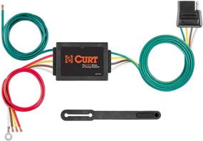 img 4 attached to 🔌 CURT 56175 2-Wire Splice-in Tail Light Converter, 4-Pin Wiring Harness with Non-Powered Function, Black