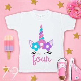 img 3 attached to Ate Apparel Birthday Unicorn T Shirt