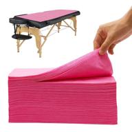 🛏️ xiaozhifu 60pcs disposable massage table sheets waterproof spa bed covers – ideal for spa tatto salon lash bed cover, esthetician supplies – soft and breathable non-woven fabric – size: 31 x 67 inches logo