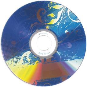 img 1 attached to 📀 Verbatim 97503 DVD-R 4.7GB 16x Kaleidoscope Recordable Media Disc - 20 Disc Spindle - Assorted Colors: High-Quality DVDs for Data Storage, Creative Projects, and More