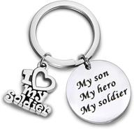 hollp military 👮 soldier keychain for parents logo