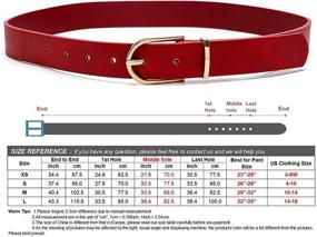 img 2 attached to 👩 Earnda Women's Genuine Leather Medium Waist Belt - Essential Accessory for Women