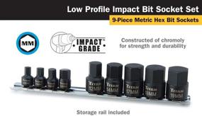 img 2 attached to 🔧 Titan 16141: A Game-Changer 9-Piece Low Profile Impact Metric Hex Bit Socket Set