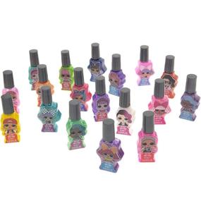 img 2 attached to 💅 L.O.L Surprise! Townley Girl Non-Toxic Peel-Off Nail Polish Set with Glittery, Shimmer & Opaque Colors, Including 1 Character Bottle for Girls - Perfect for Parties, Sleepovers & Makeovers, 18 Pcs