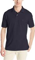 izod heritage solid carbon heather men's clothing in shirts logo