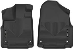 img 4 attached to 🚗 Husky Liners 2018-19 Honda Odyssey X-act Contour Front Floor Mats, Black | 52971 – Ultimate Protection and Style for Your Honda