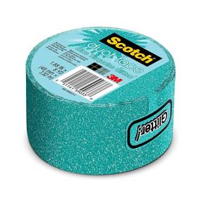 img 2 attached to 🔷 Голубая блестящая скотч лента Scotch Duct Tape - 1,88 дюйма x 8 ярдов