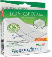 longfix aloe vera bandages - extended length, highly absorbent adhesive, 20 x 3 in (1-20 in roll per box) logo