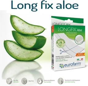 img 2 attached to LONGFIX Aloe Vera Bandages - Extended Length, Highly Absorbent Adhesive, 20 x 3 in (1-20 in Roll per Box)