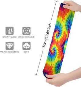 img 1 attached to Unisex Tie-Dye Patterned Long Crew Socks for 🧦 Boys and Girls - 50cm, One Color, One Size
