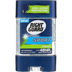 img 3 attached to 🌿 Stay Fresh All Day with Right Guard Sport Clear Gel Antiperspirant and Deodorant, 3oz (Pack of 4)