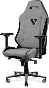 img 4 attached to 🪑 GTRACING 350lb Big and Tall Gaming Chair - High Back Computer Office Chair in Beige, Fabric Ergonomic Racing Recliner with 4D Armrests, Swivel Tilt Rocker, and Height Adjustment