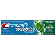 🦷 crest complete whitening expressions toothpaste: extreme herbal mint - 6 oz - effective fluoride anticavity formula logo